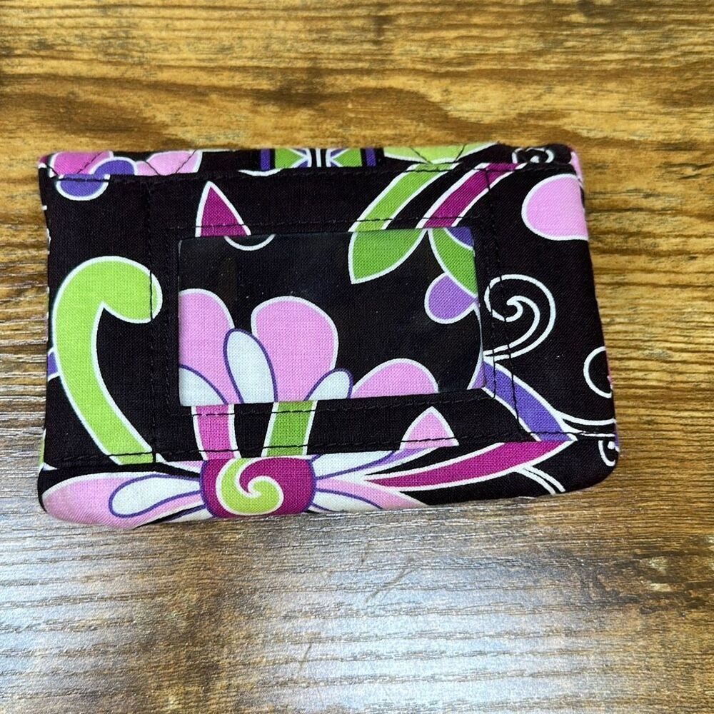 Vera Bradley Purple Punch‎ Compact Taxi Wallet and Matching Coin Purse - Picture 4 of 9